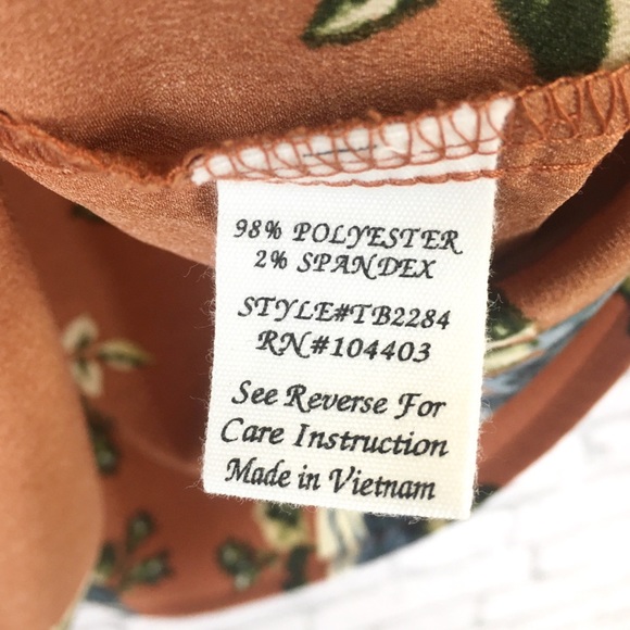 Altar’d State Off The Shoulder Floral Orange Dress - Picture 5 of 6